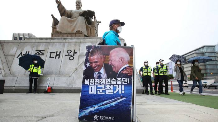 Biden to push South Korea to take tough line on China at summit |  Financial Times