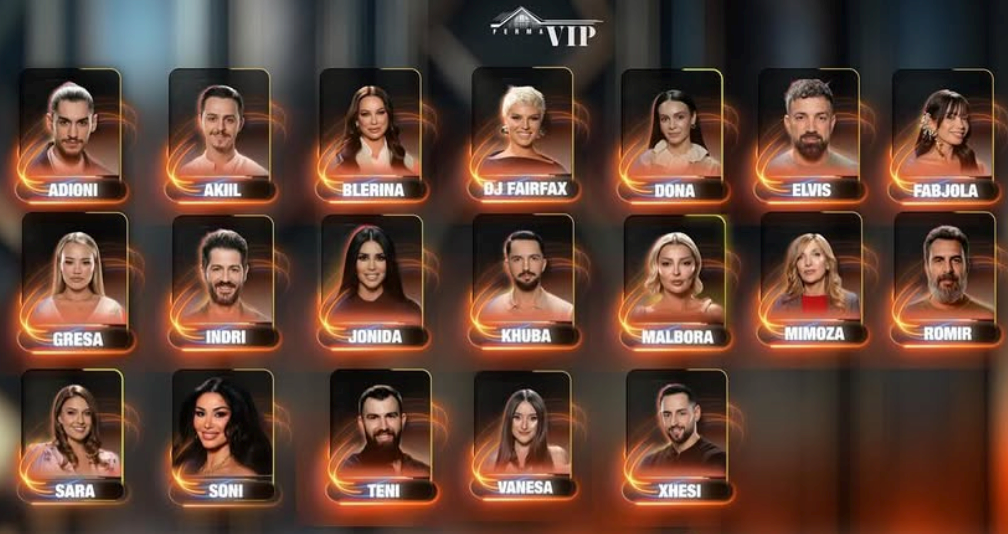 19 konkurrentët e ferma vip 3